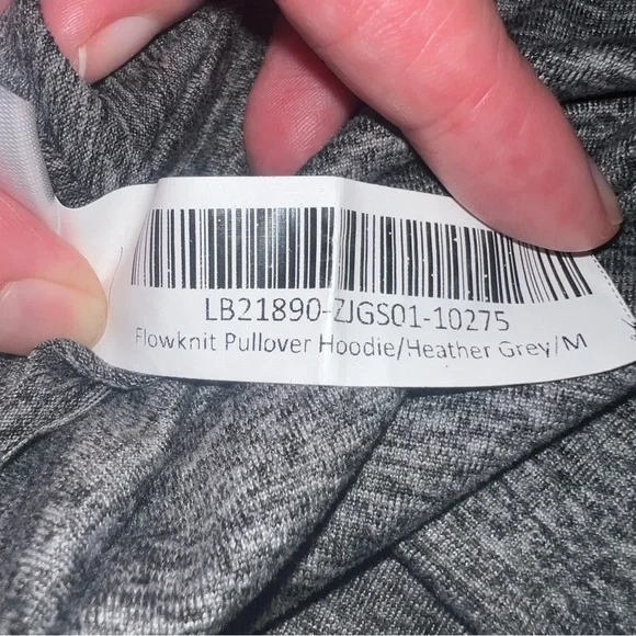 Quince Heather Grey Flowknit Pullover Hoodie Women’s Medium NWOT - Picture 10 of 10